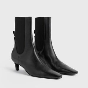 Toteme Black Leather Boots